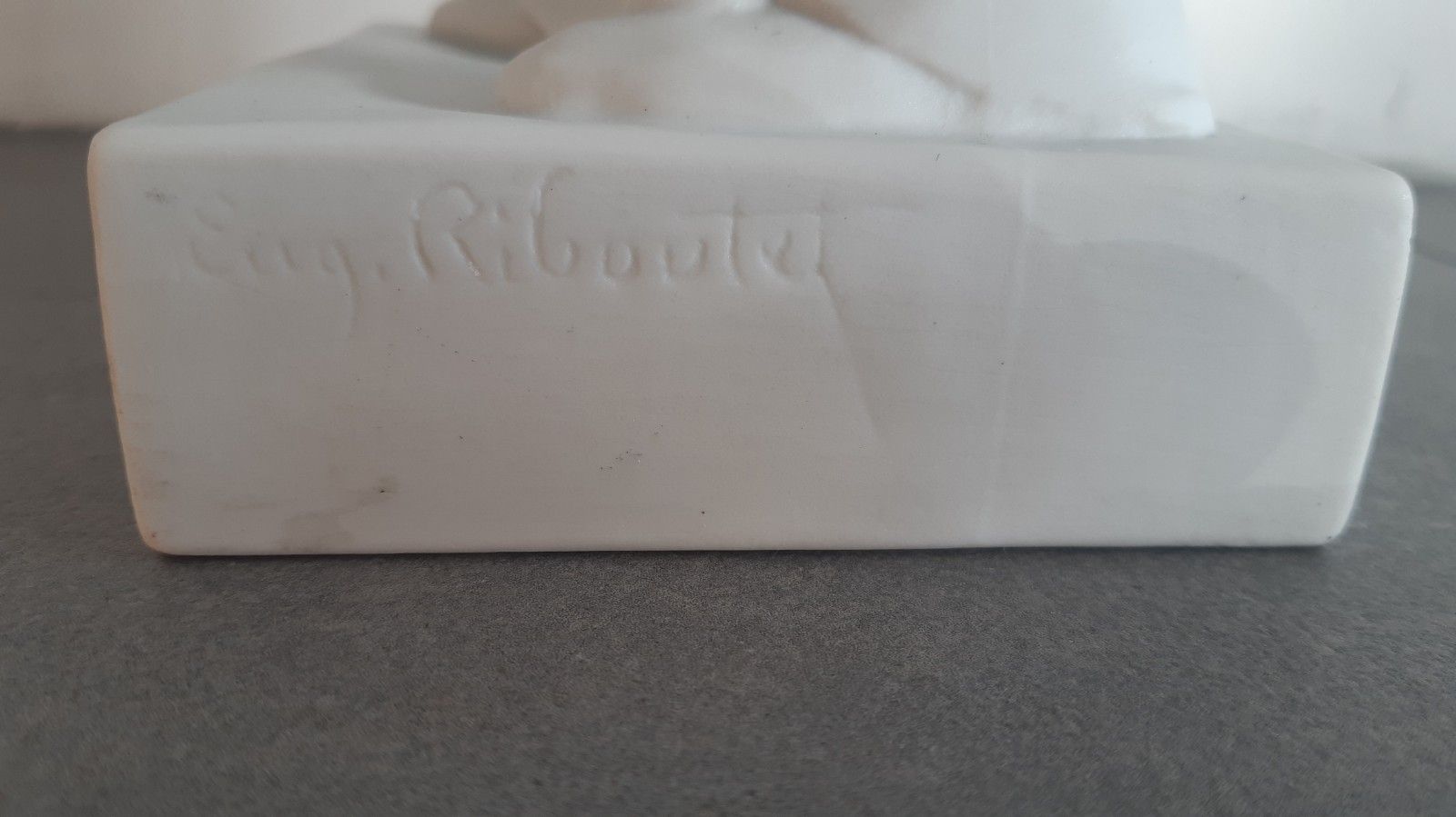 Antique French Art Deco Bisque 1930's Figure Eugene Riboulet 'Paillasse' Clown photo 479.0
