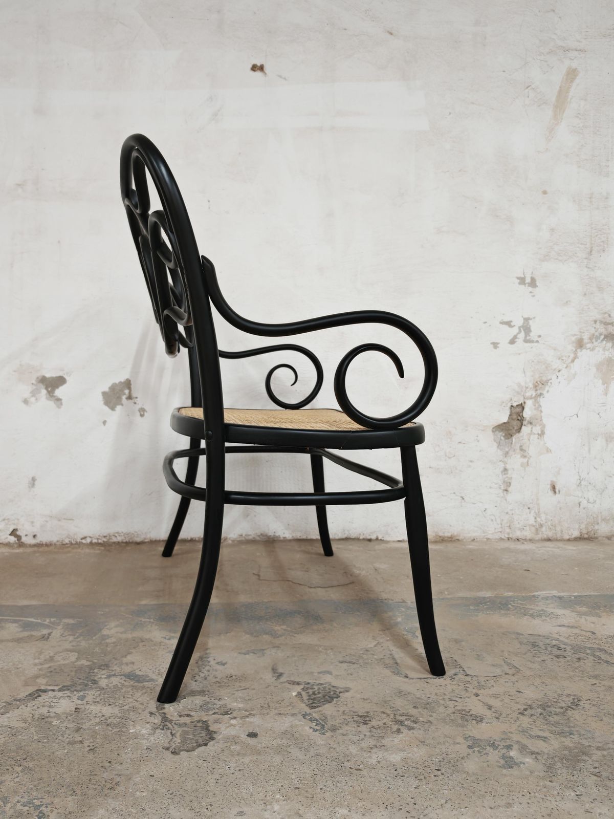 Art Nouveau Settee No. 2 In Bent Wood And Cane By Thonet Brothers, Austria 1870s photo buy