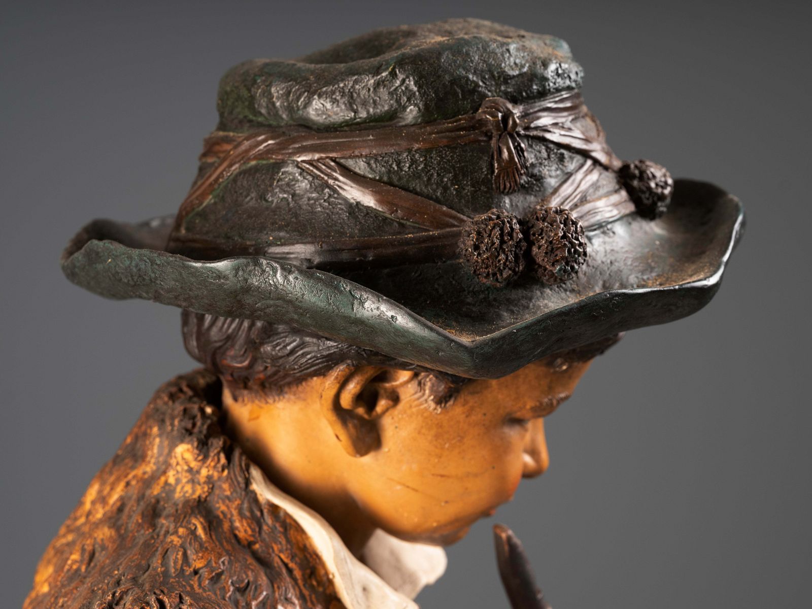 Little Wanderer, Wilhelm Schiller & Söhne, 19th Century, Děčín photo Art