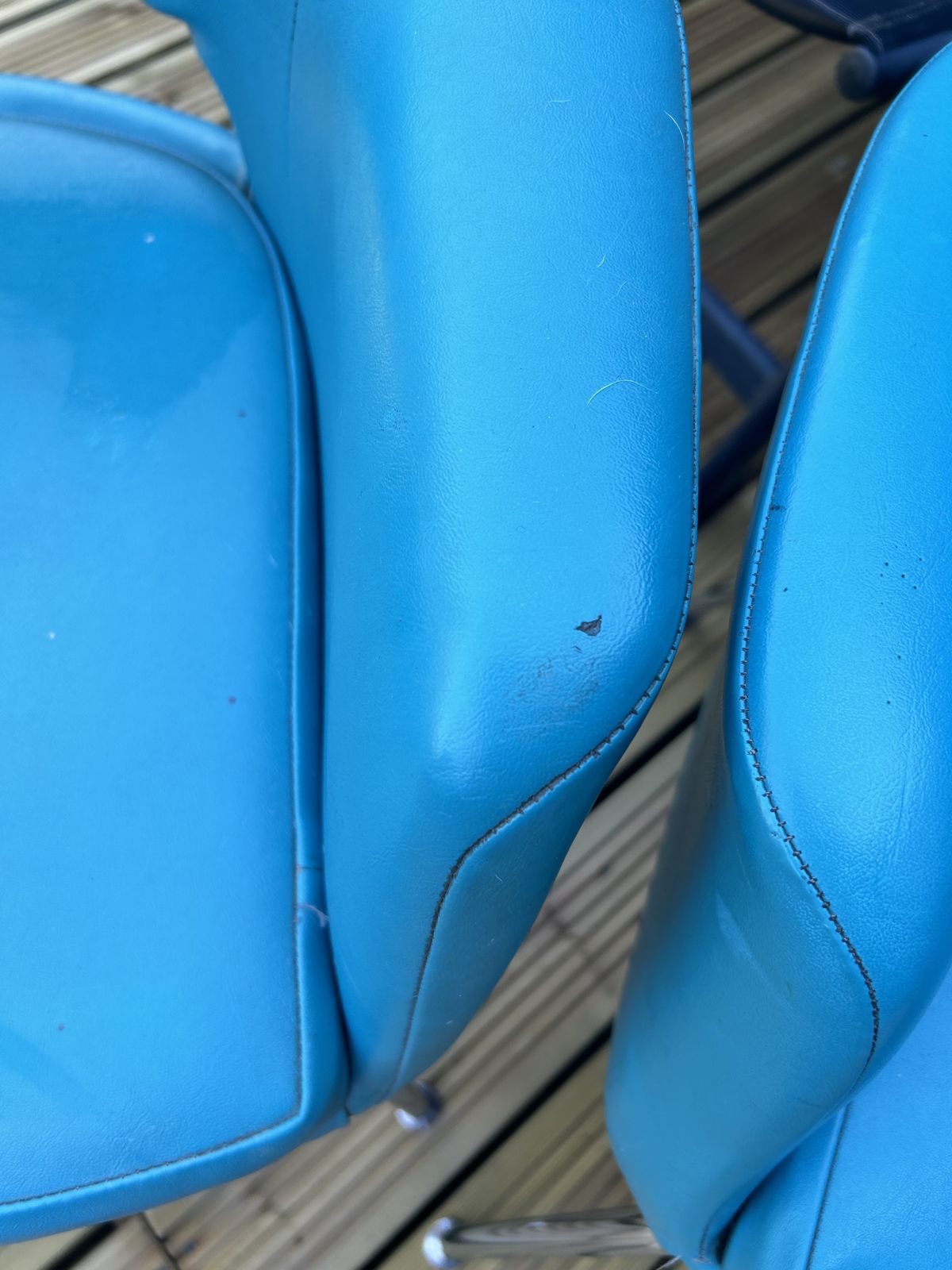 1960/70 Set Of 4 Vinyl Chairs, Late 20th Century photo furniture