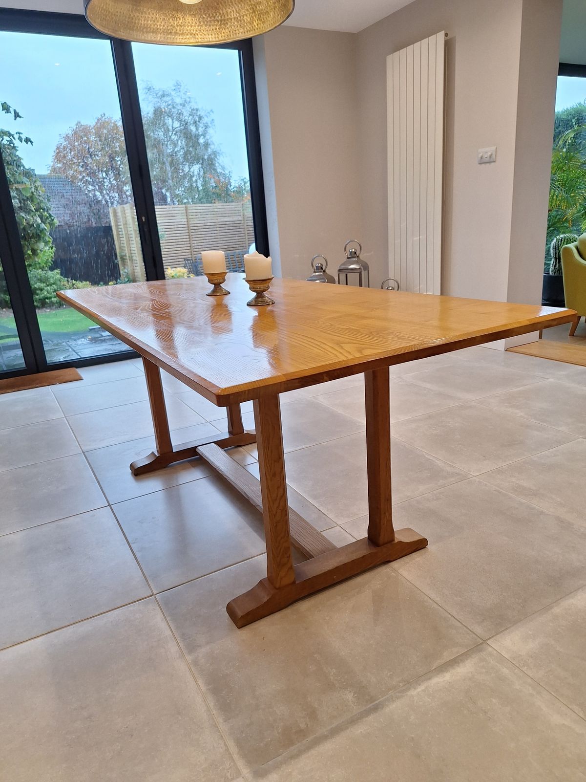 Oak Refectory Dining Table From Renowned Maker Reynolds Of Ludlow photo Furniture