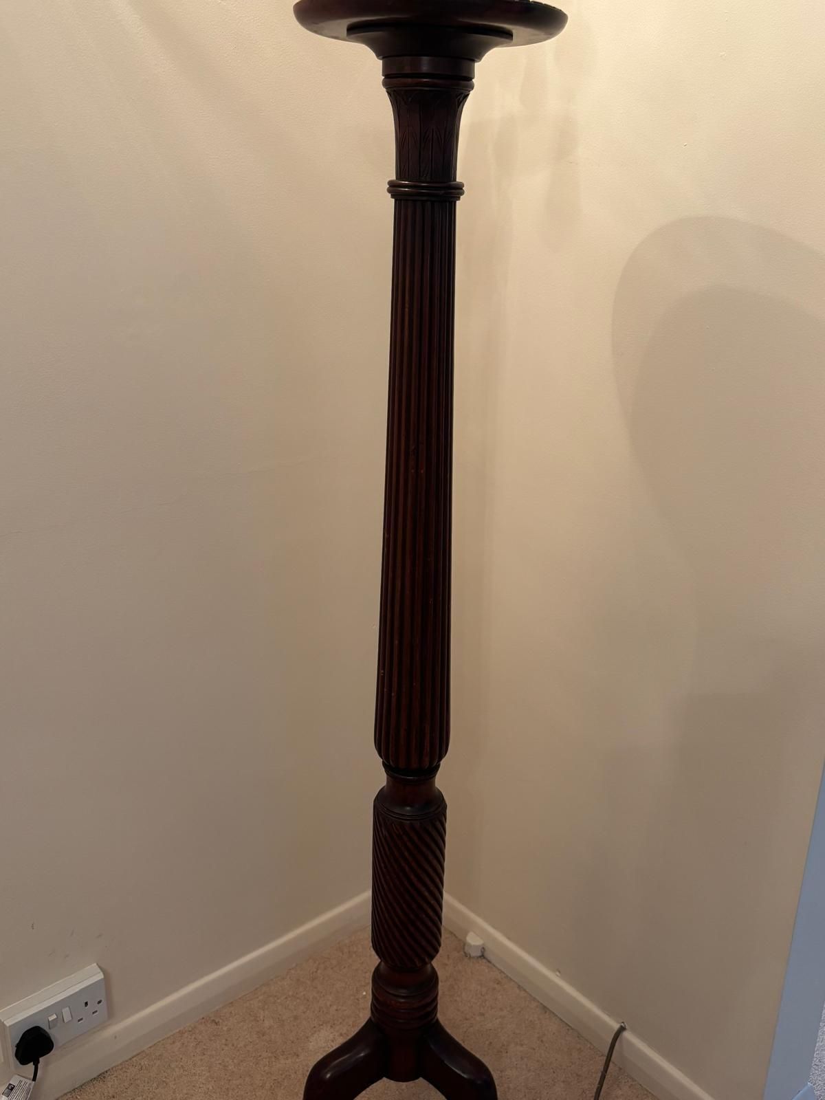 Antique Regency Style Mahogany Torchère / Display Pedestal (C.1830–1880) photo for sale