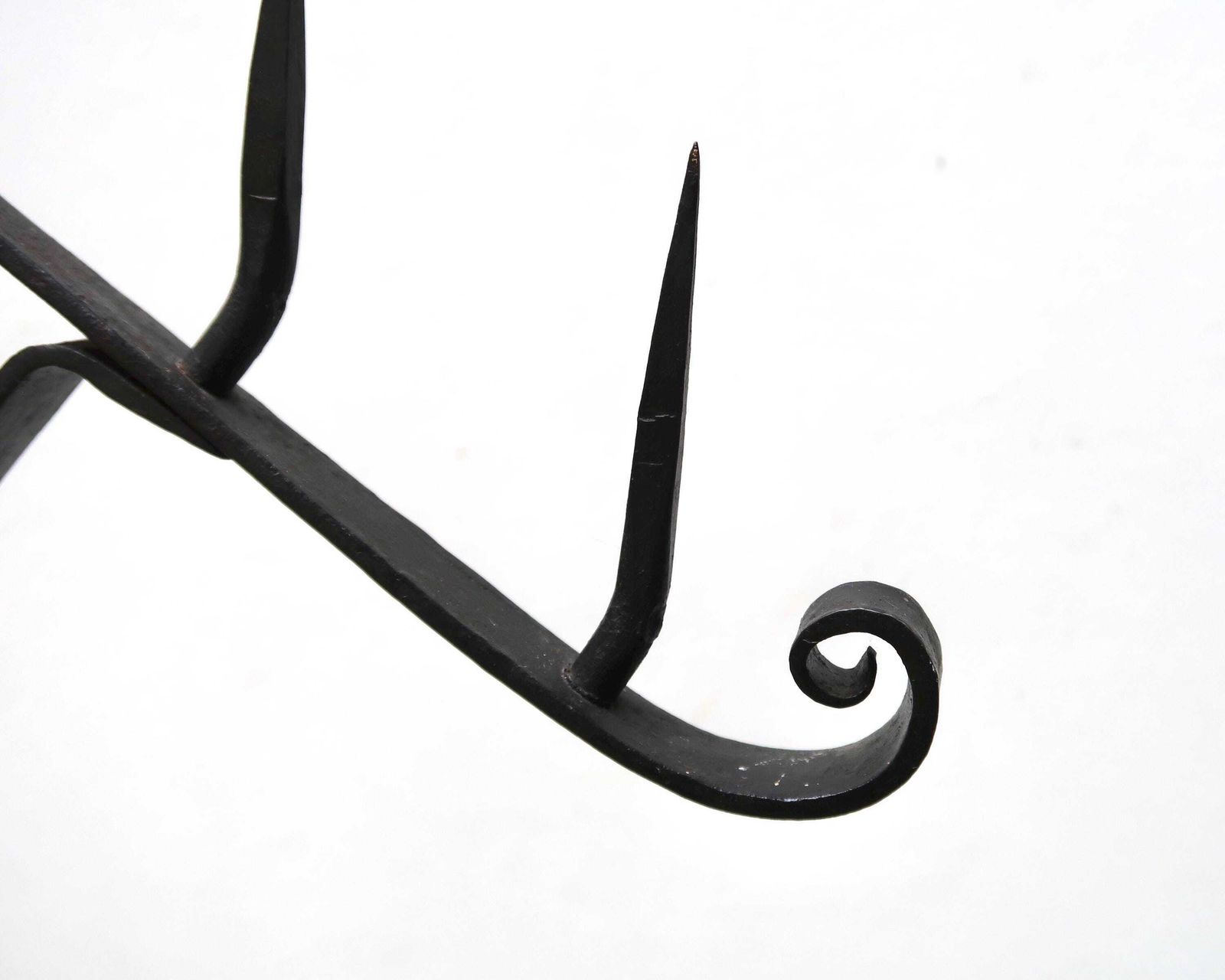Large French Wrought Iron Tripod Candle Holder, 1950s / Brutalist, Chandelier, Candelabra, Castle, Church, Rustic, Farmhouse, Home Decor photo 617.0