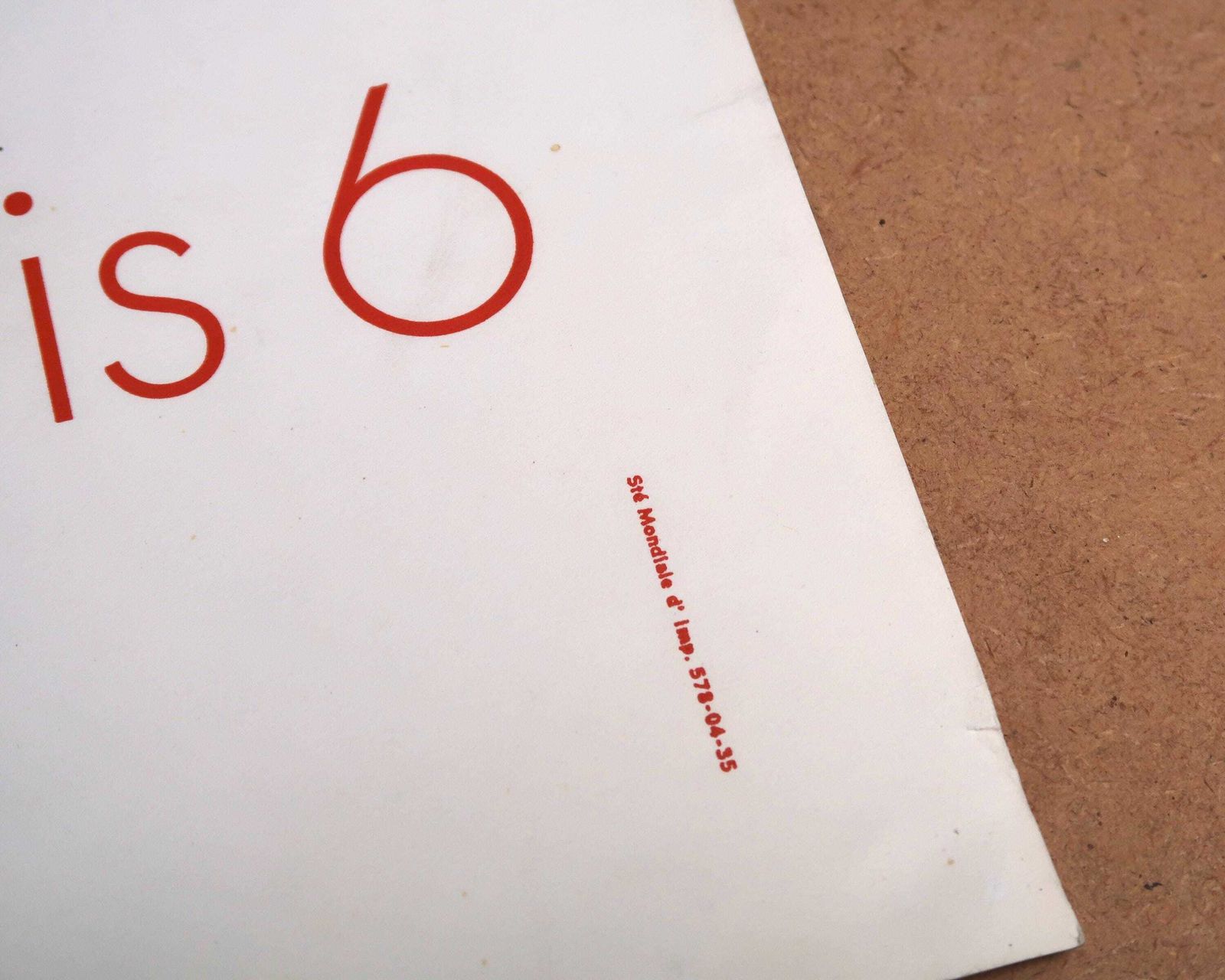 Affiche: Michel Tourlière "Tapisseries", Galerie La Demeure Paris, 1973 / Vintage, Woondecoratie, Abstract, Rood Wit Poster photo 286.0