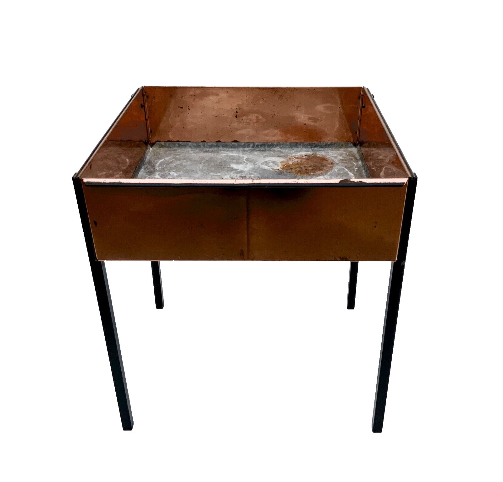 Square Copper Flower Table, Planter, Ab Markaryd H. Agne Jakobsson Sweden 1950s photo 350.0