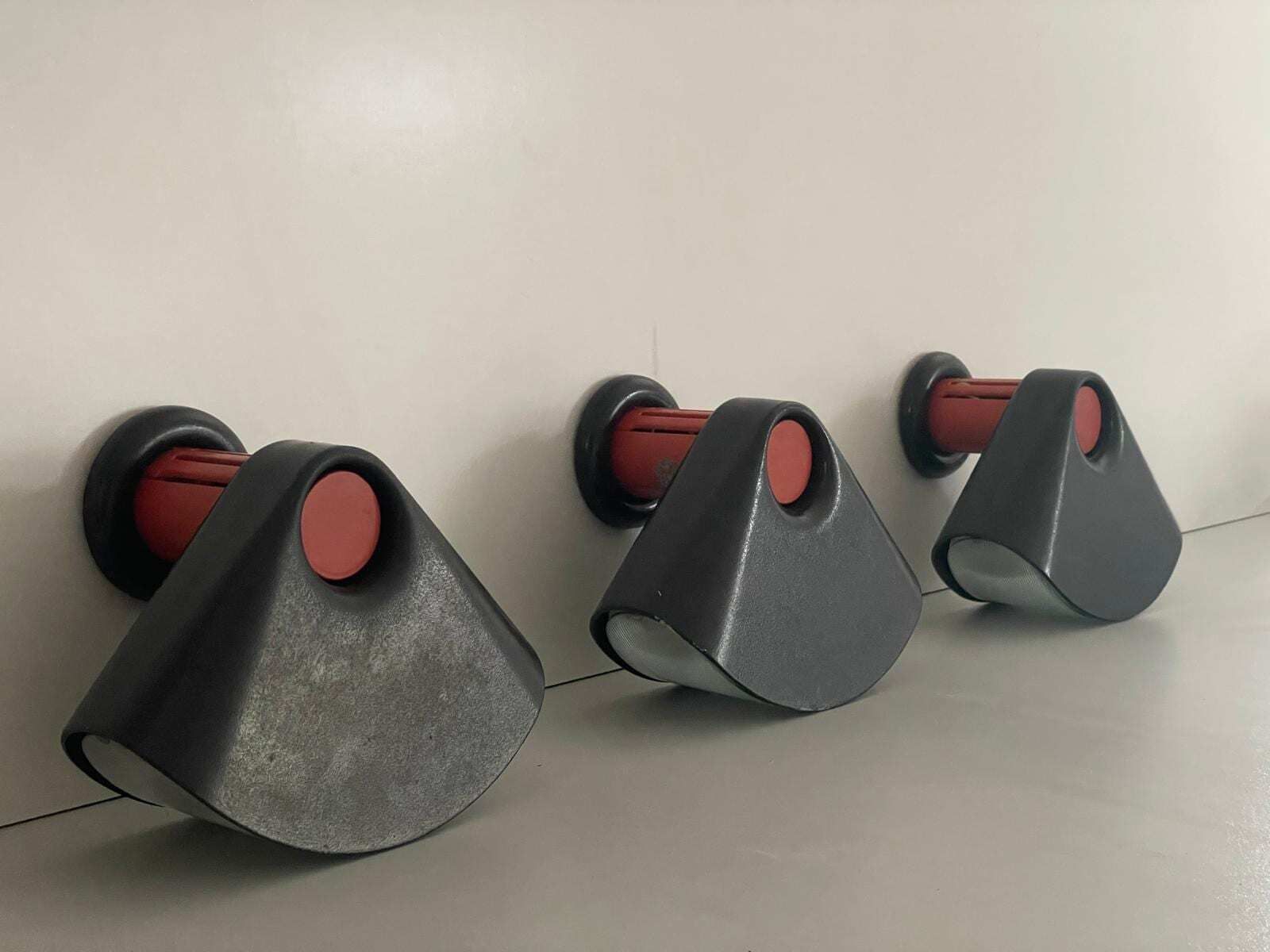 Model Bollo Set Of 3 Wall Lights By Tobia Scarpa For Flos, 1970s, Italy photo furniture