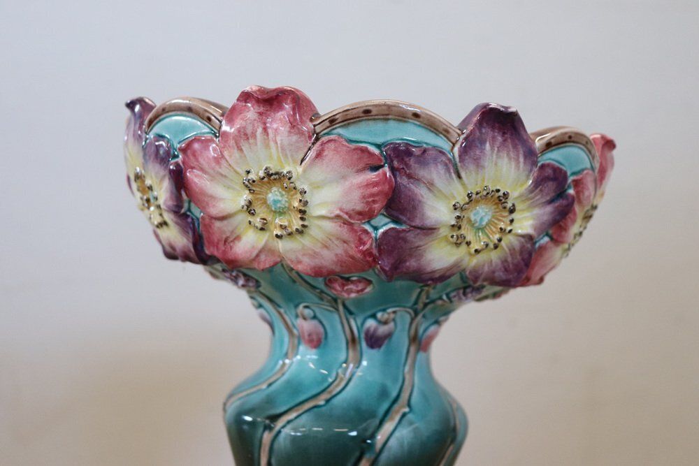 Art Nouevau Ceramic Vase With Column photo buy