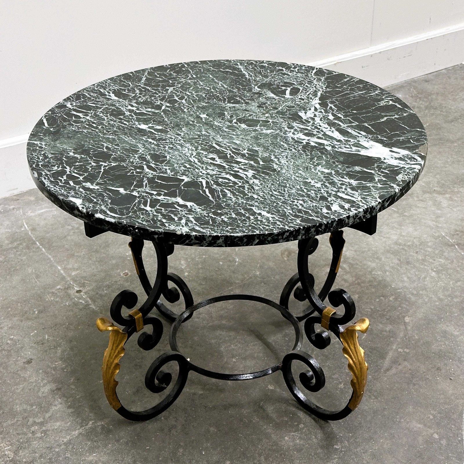 French Neoclassical Revival Coffee Table With Hollywood Regency Influence, 1970s. photo for sale