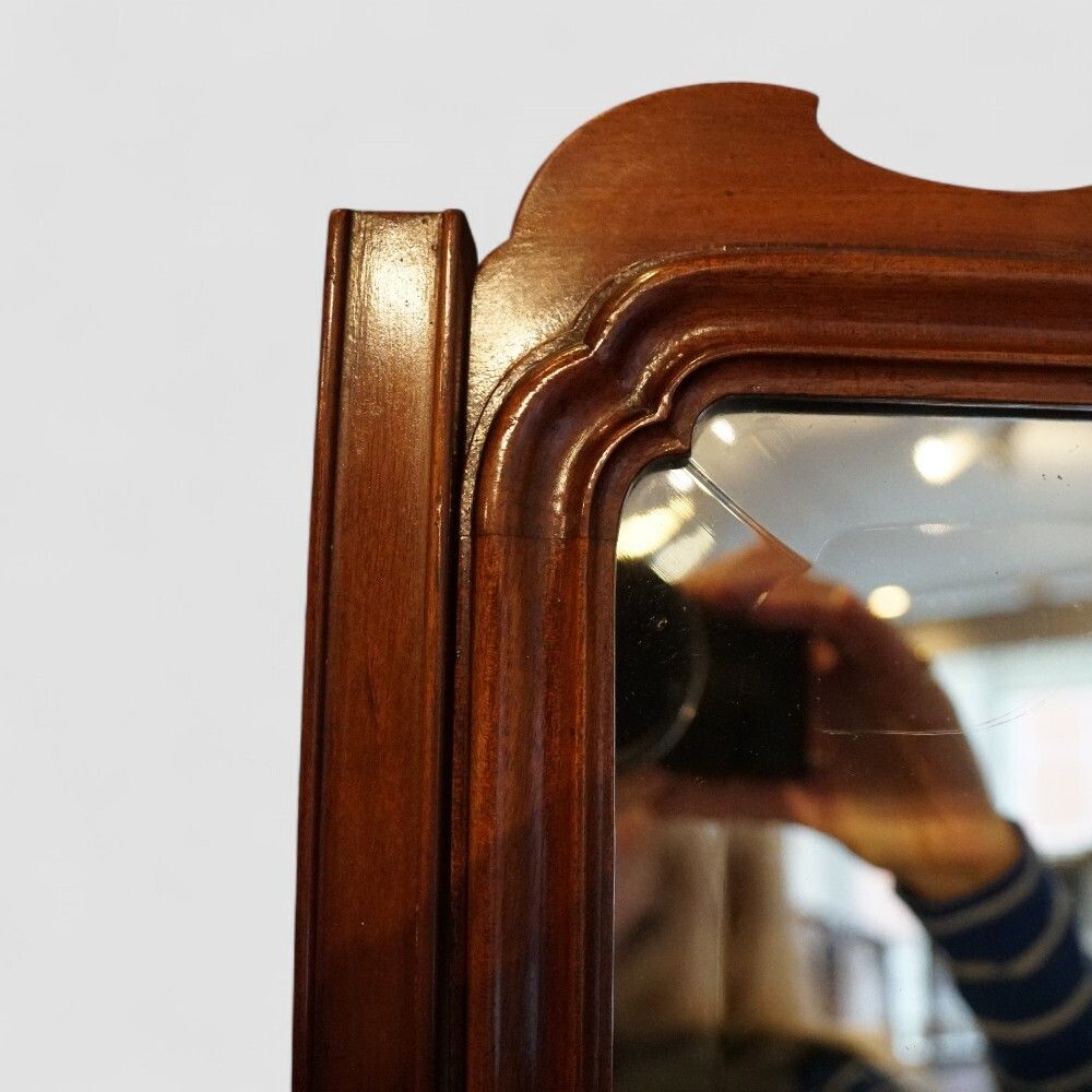Edwardian Mahogany Cheval Mirror photo buy
