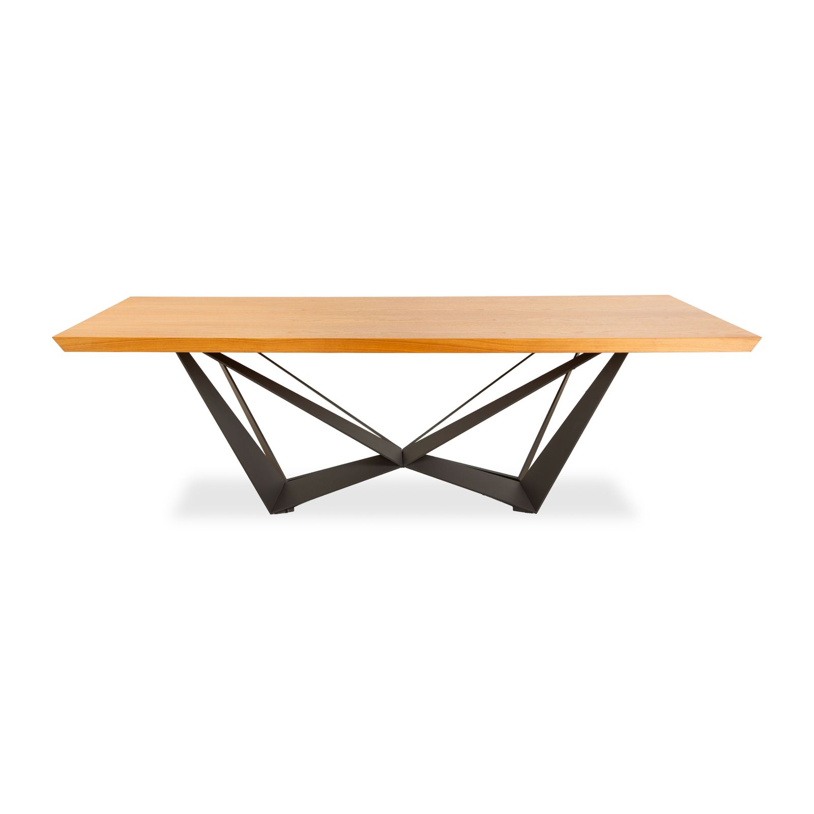 photo furniture Cattelan Italia Spyder Wooden Dining Table, Bruin En Zwart, 240 X 120 X 76 Cm