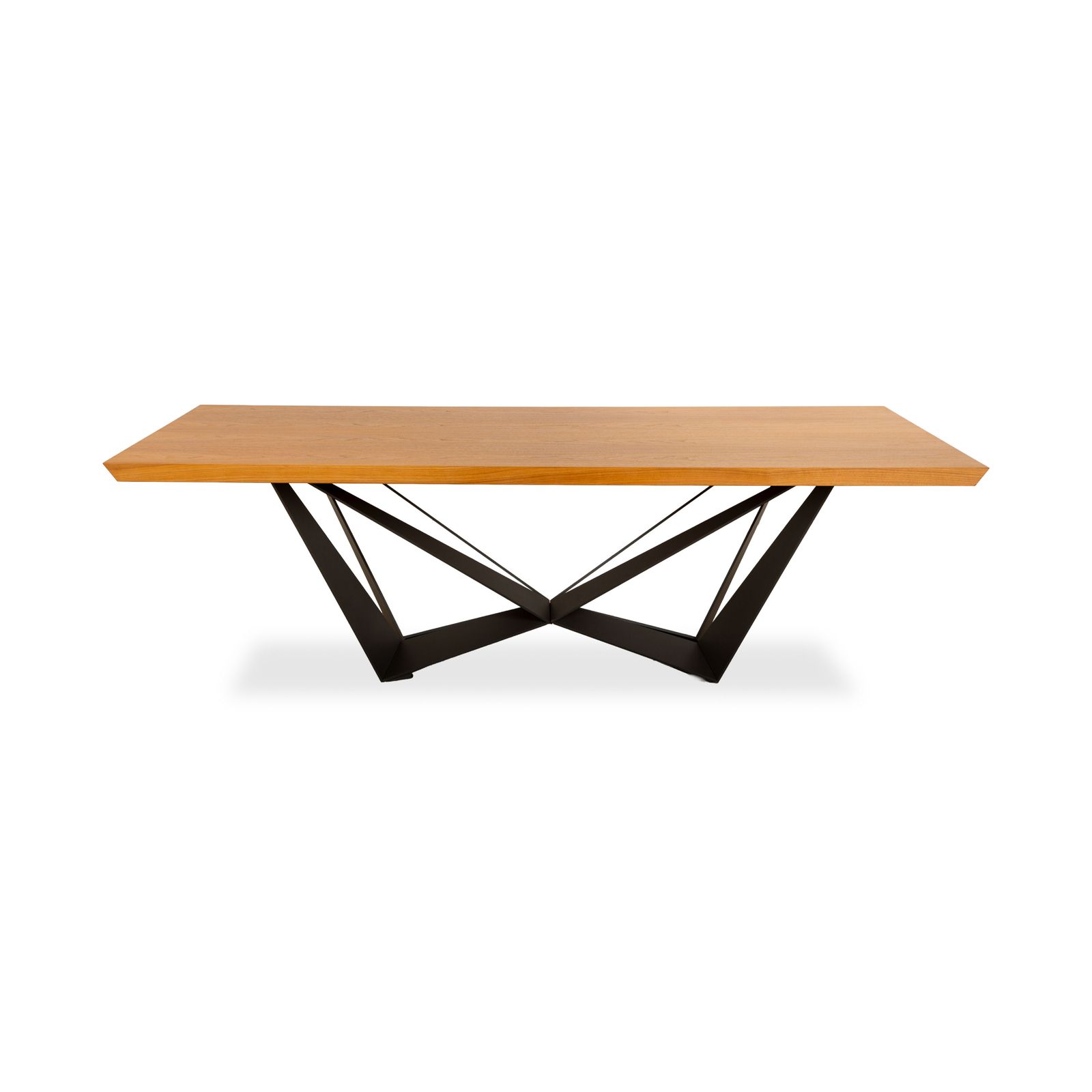 Mobilier Table à manger Cattelan Italia Spyder en bois, marron et noir, 240 x 120 x 76 cm photo