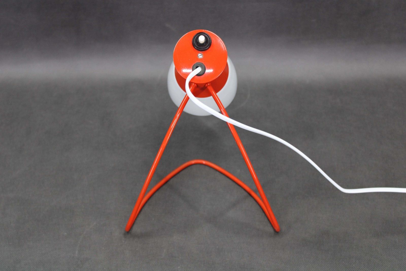 1960s Red Table Lamp By Josef Hurka For Napako, Czechoslovakia photo 386.0