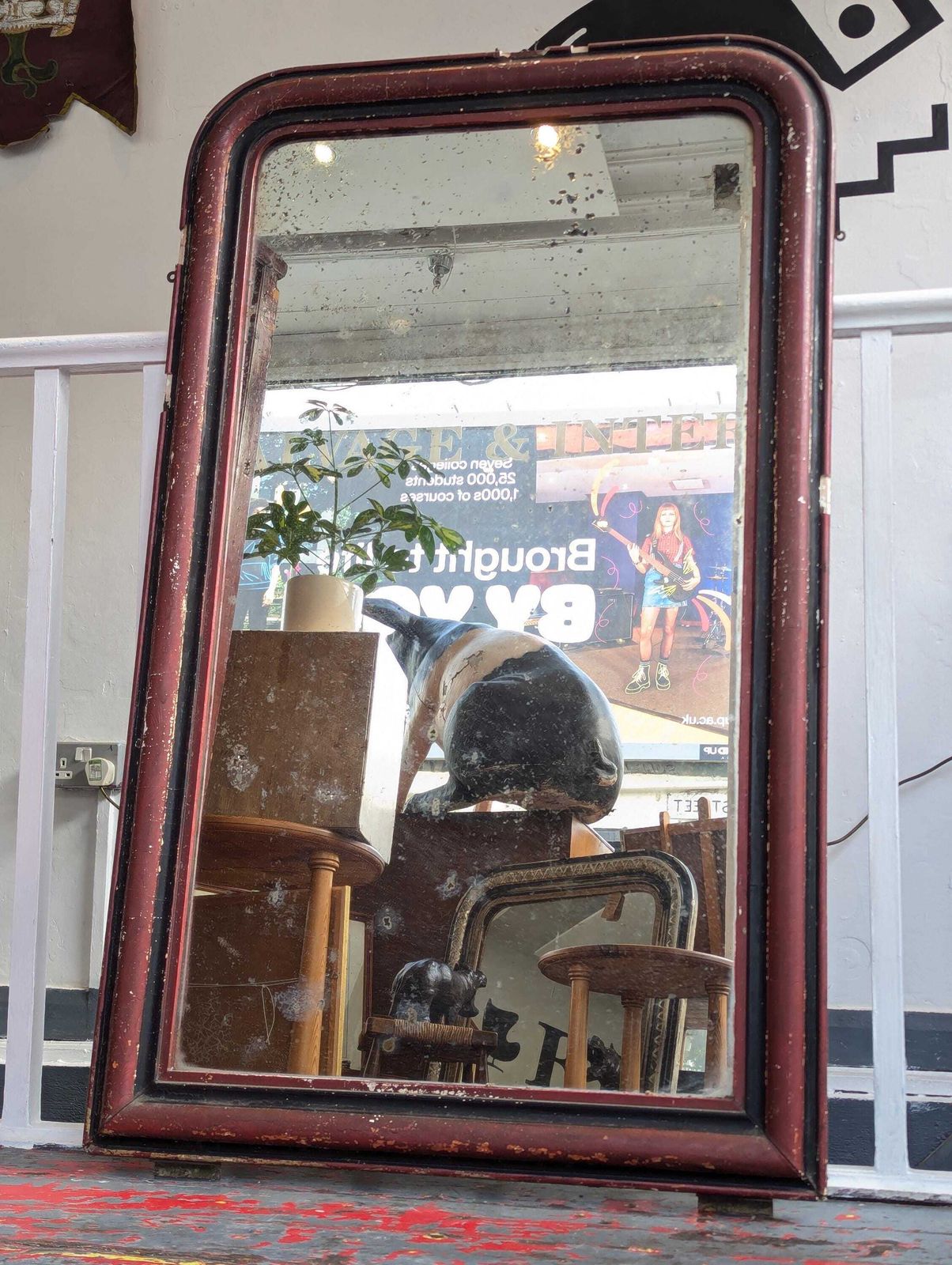 Large Scale 19th Century French Louis Philippe Mirror. photo for sale