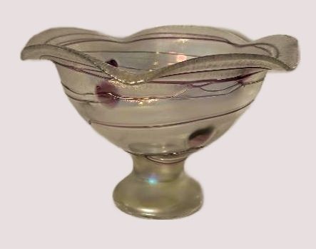 1970s Rare Hand Blown Freiherr Von Poschinger Bowl photo furniture