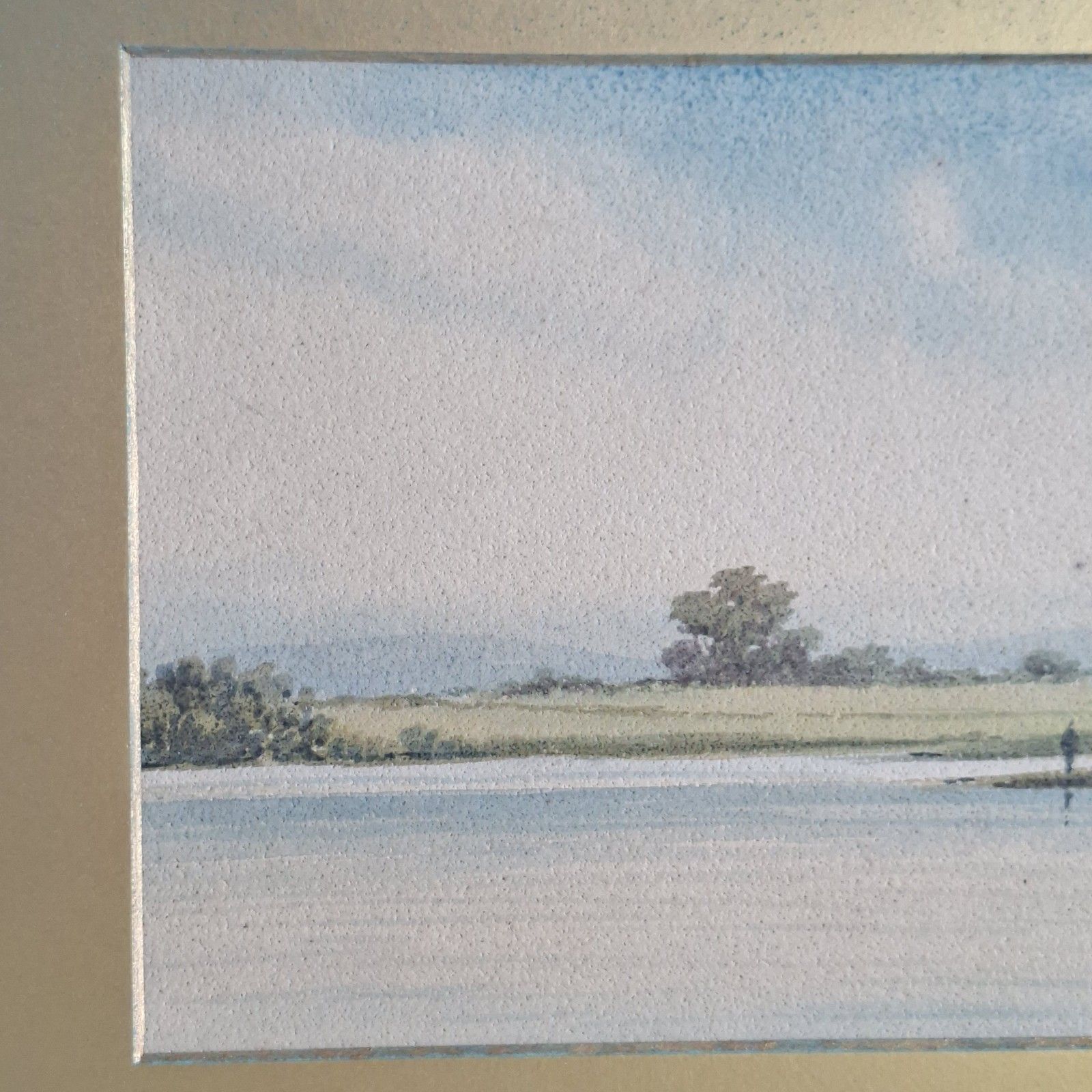 Original Watercolour Painting Walter Witham Landscape Antique Victorian Art photo for sale
