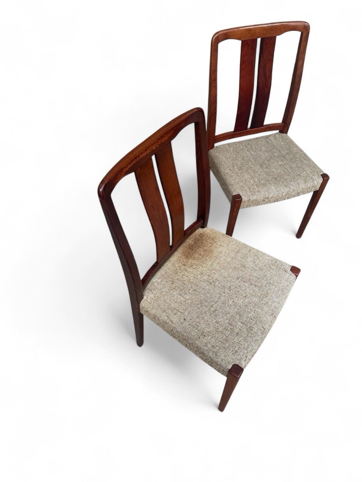 Set Of Four Rosewood Dining Chairs Swedish C1960s Mid Century Retro photo vinterior