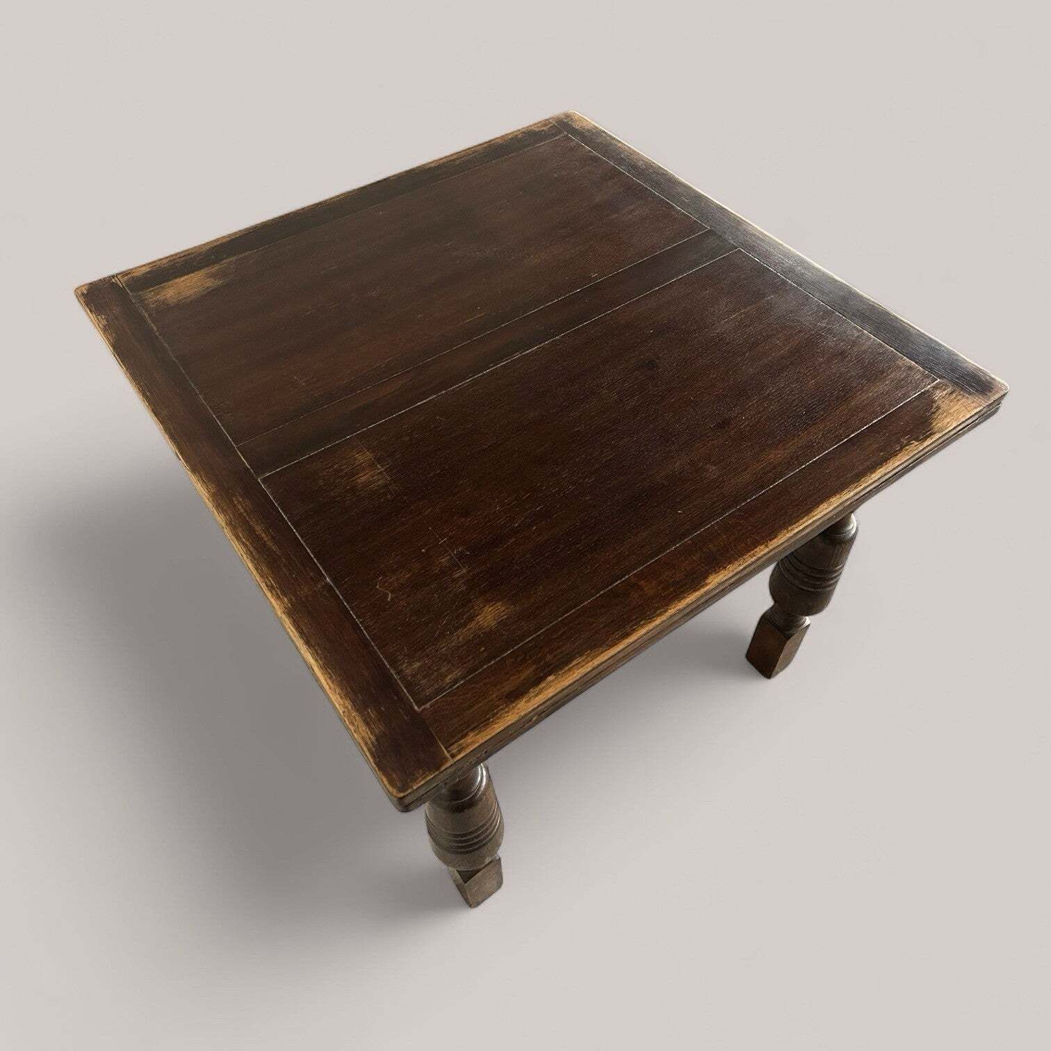 Antique Victorian Oak Drawer Leaf Table photo vinterior
