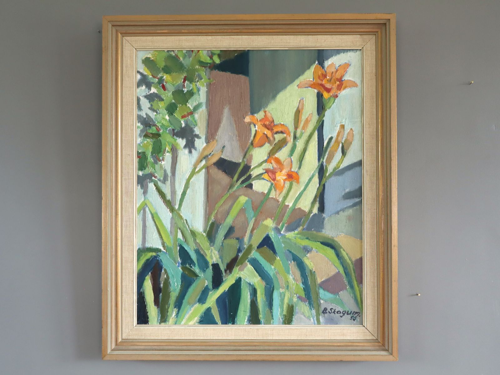 Daylilies In Sunlight Oil Painting