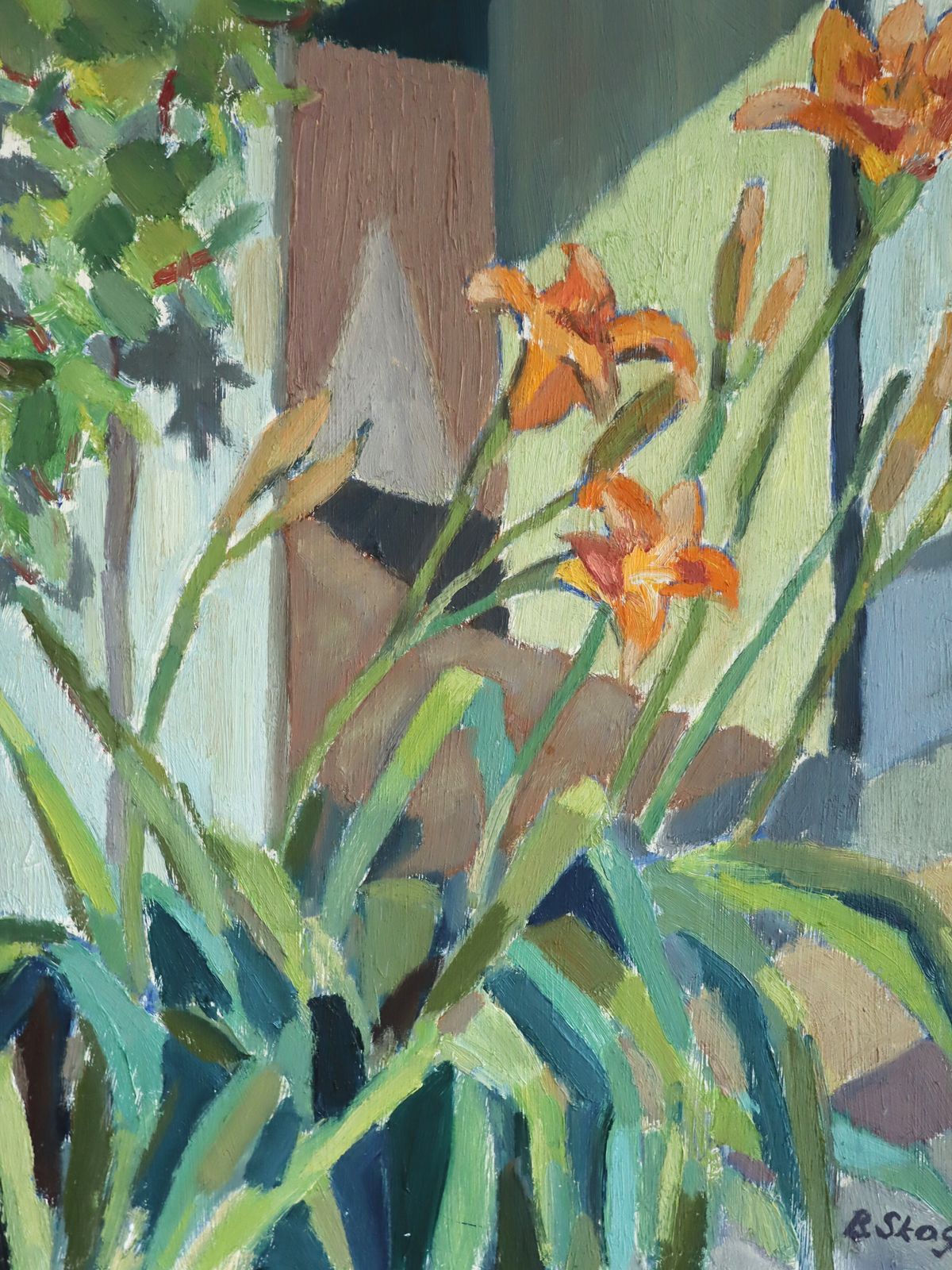 Daylilies In Sunlight Oil Painting photo buy
