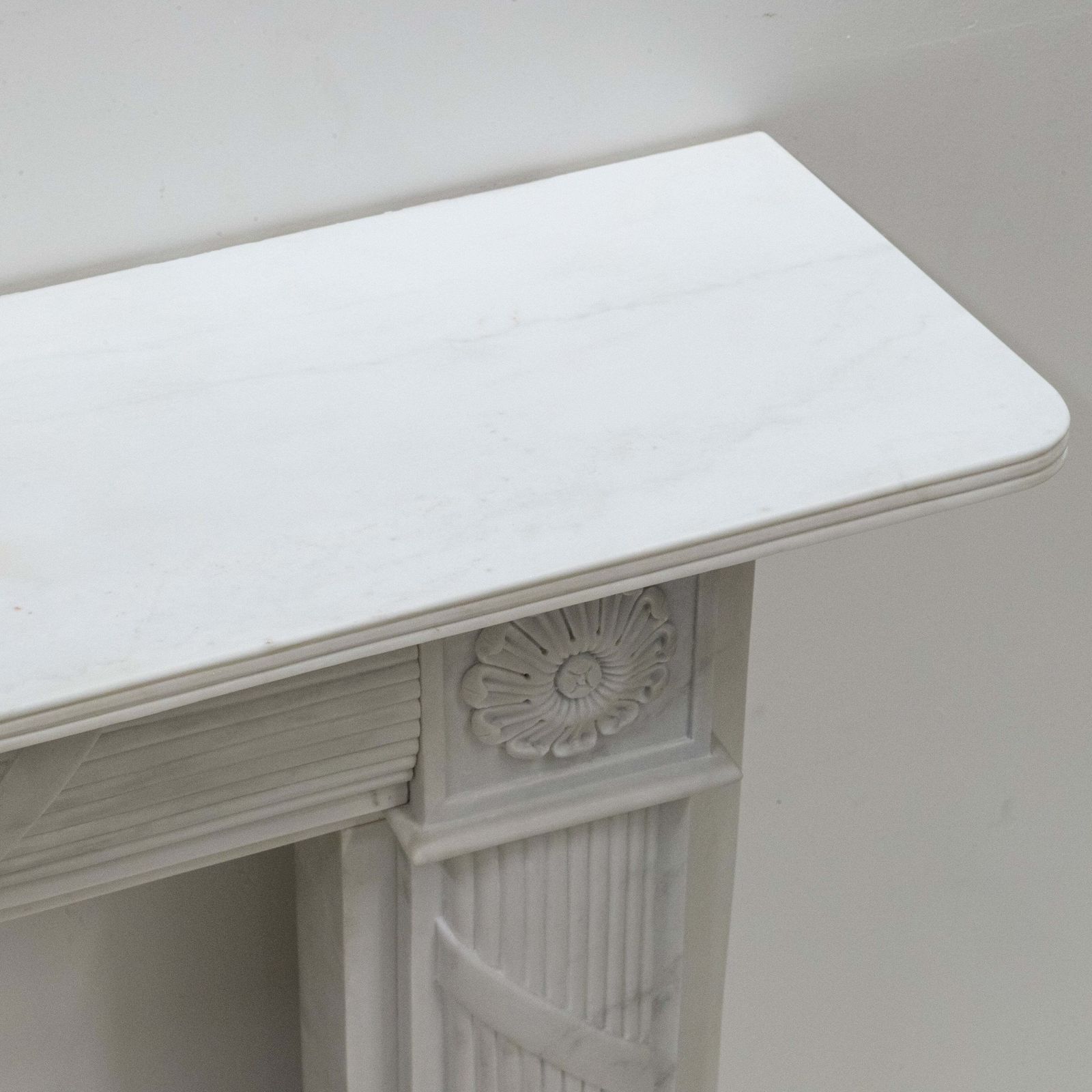 photo for sale Reclaimed Regency Style White Marble Surround