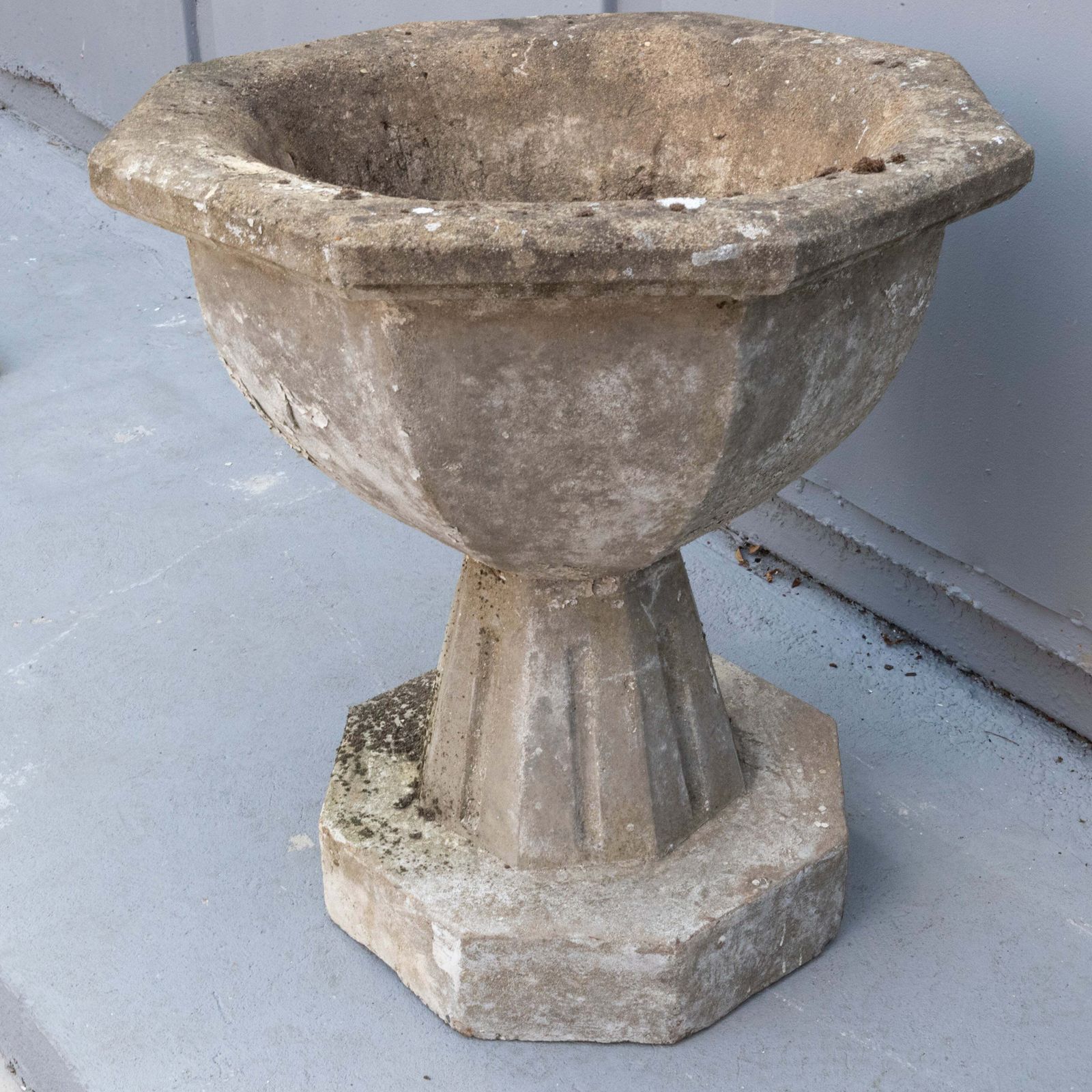 Antique Stone Urn, 1800s photo Garden Decor