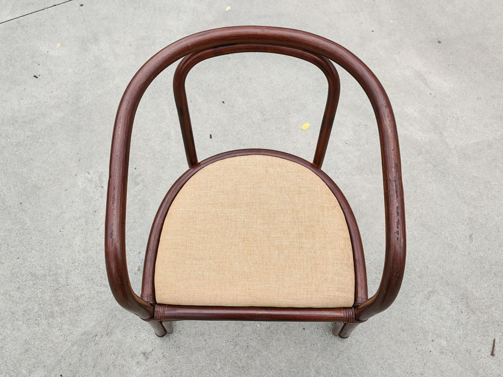 photo furniture Set Of 6 Bamboo Armchairs For A Dining Room, Italy 1970s
