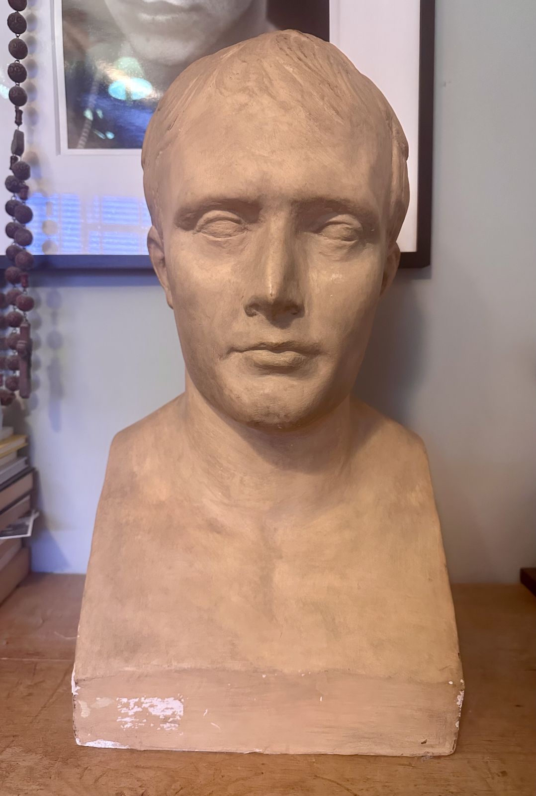 Monumental 19th Century French Patinated Plaster Bust Of Napoleon photo furniture