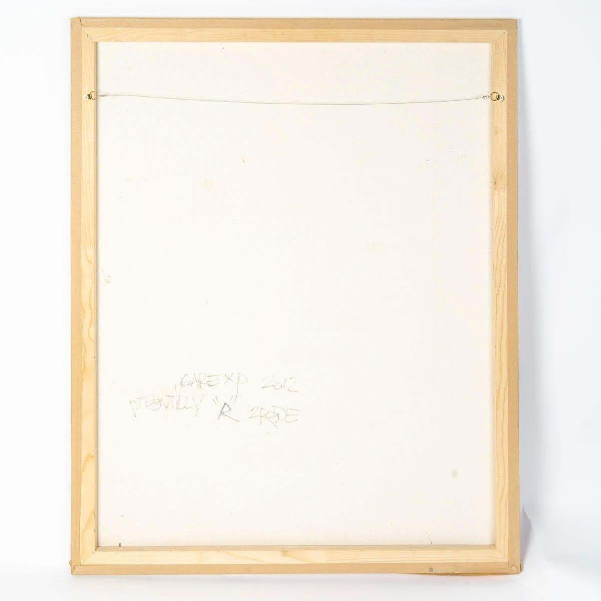 Airbrush On Canvas By François Fabre, Known As 2rode, Signed And Dated 2012. photo 26043.0