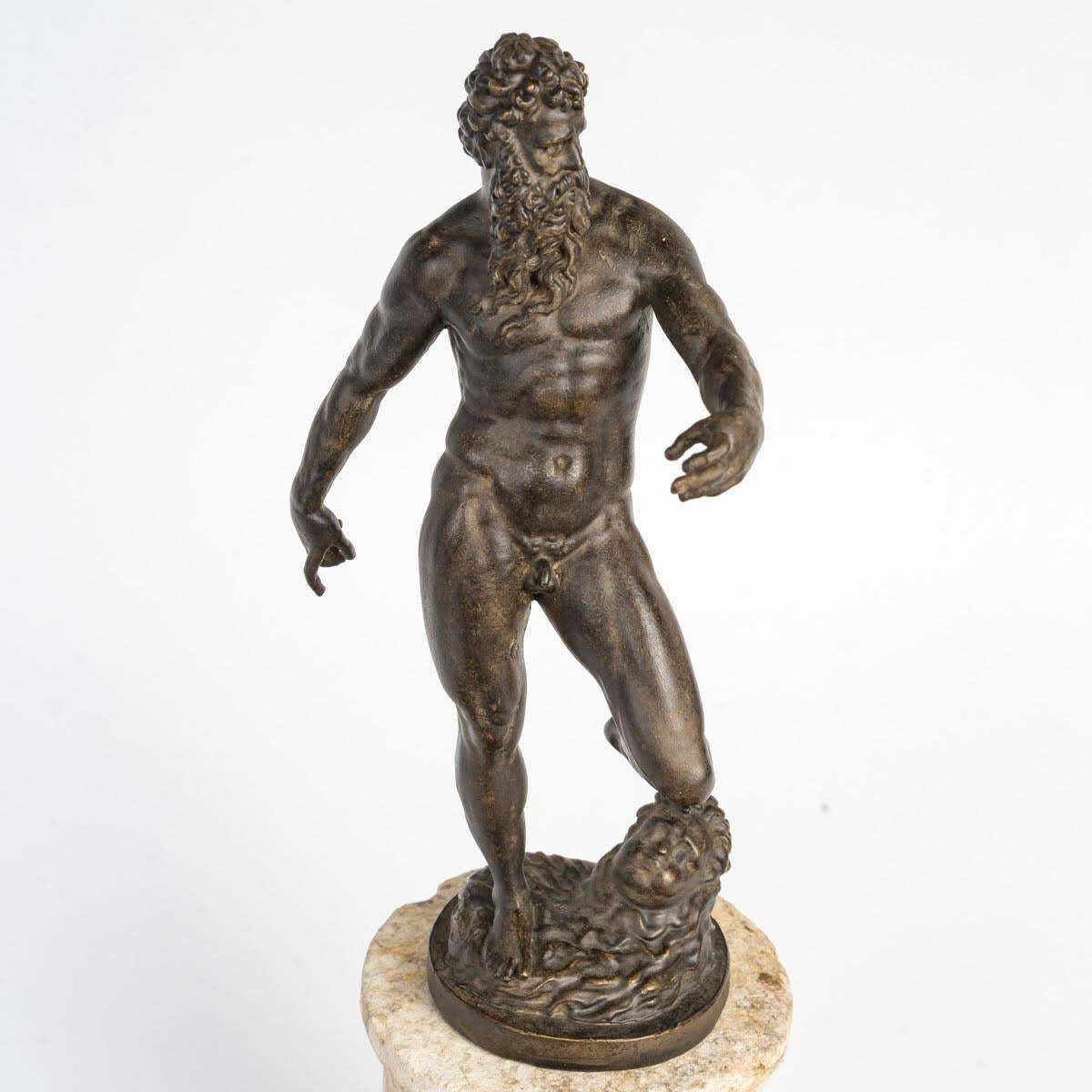 Sculpture Representing A Statue Of Hercules, 21st Century. photo for sale