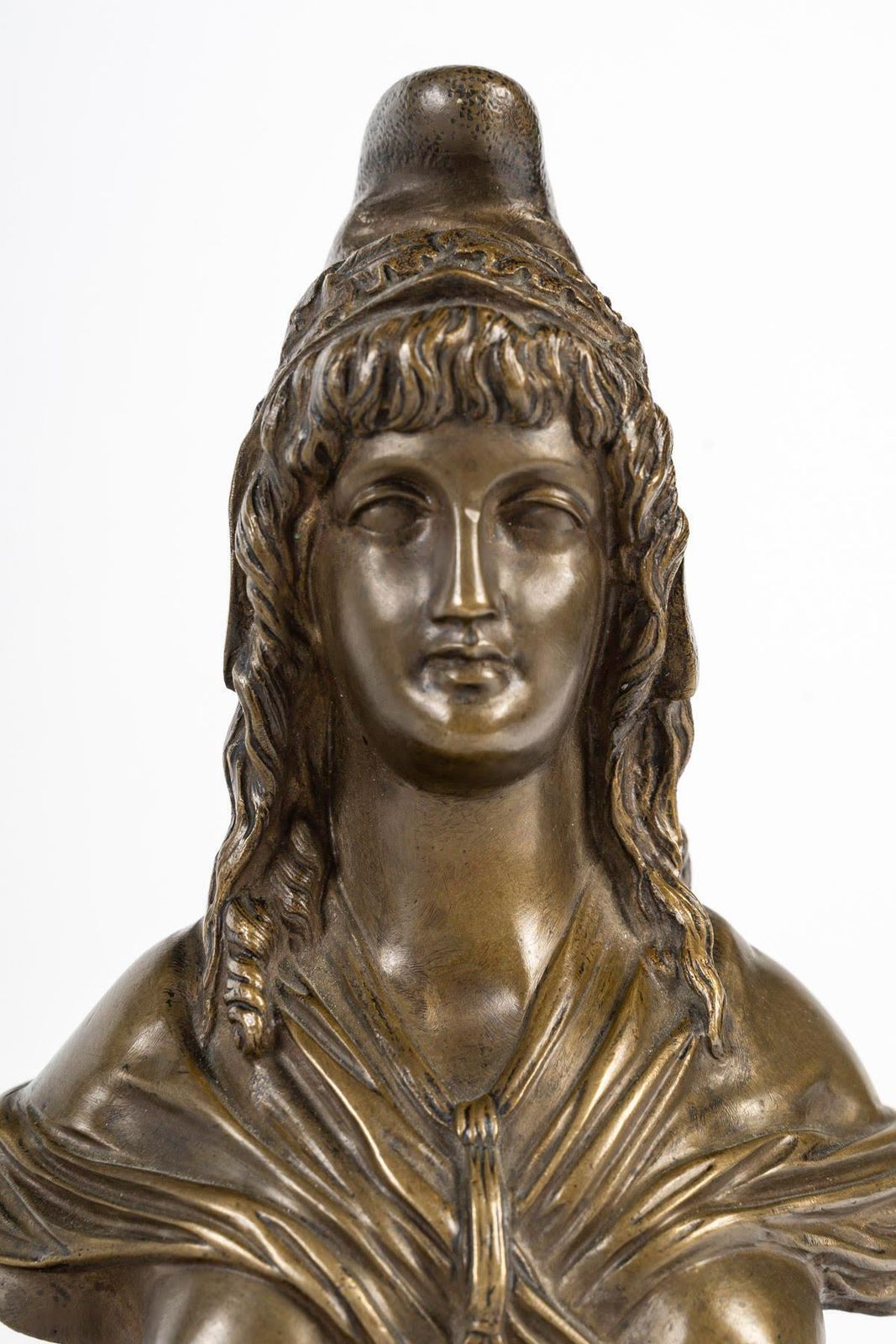 Patinated Bronze Sculpture Of Marianne, Early 20th Century. photo furniture