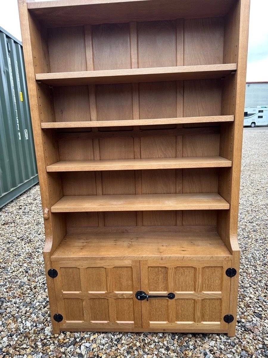 Robert Mouseman Thompson Oak Dresser Handmade  British Oak Furniture Marker  Dimensions Are 183 Cm High 107 Cm Wide 32 Cm Deep