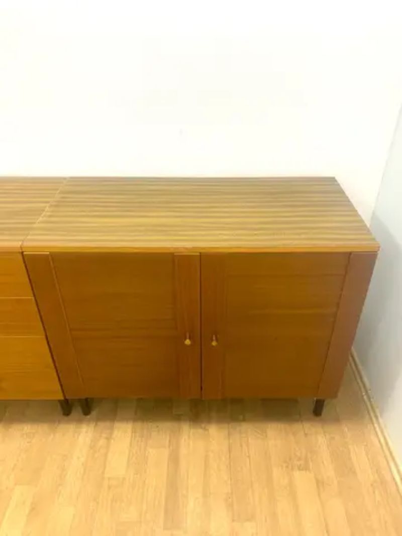 Pair Of Chests Of Drawers, Hikor Písek, 1970s, Czechoslovakia photo vintage