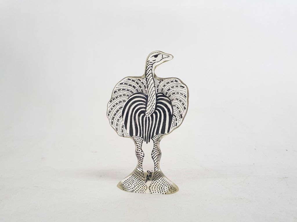 Abraham Palatnik Lucite Ostrich, Brazil 1970's photo furniture