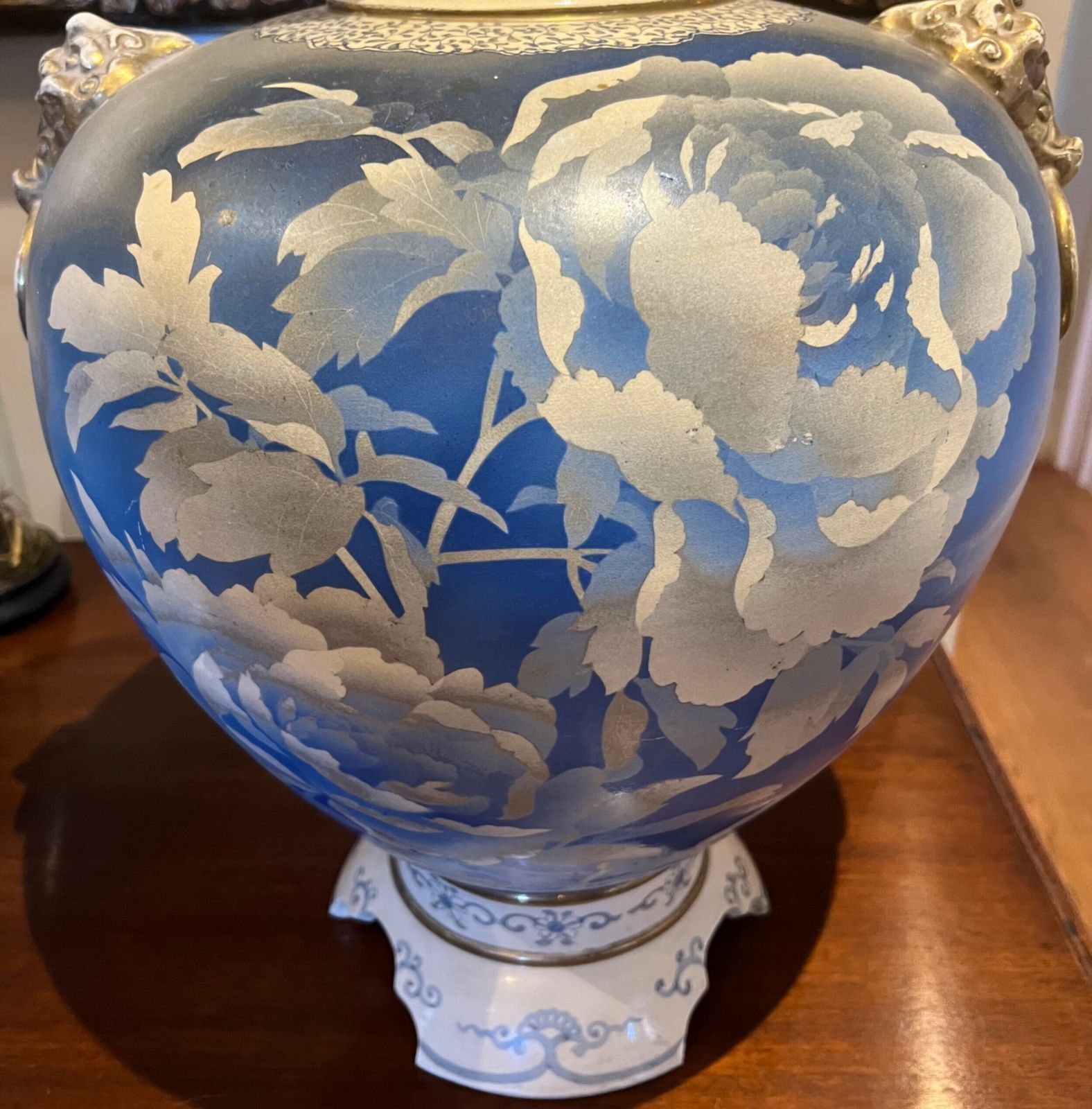Large Pair Of Japanese Satsuma Vases photo Home Decor