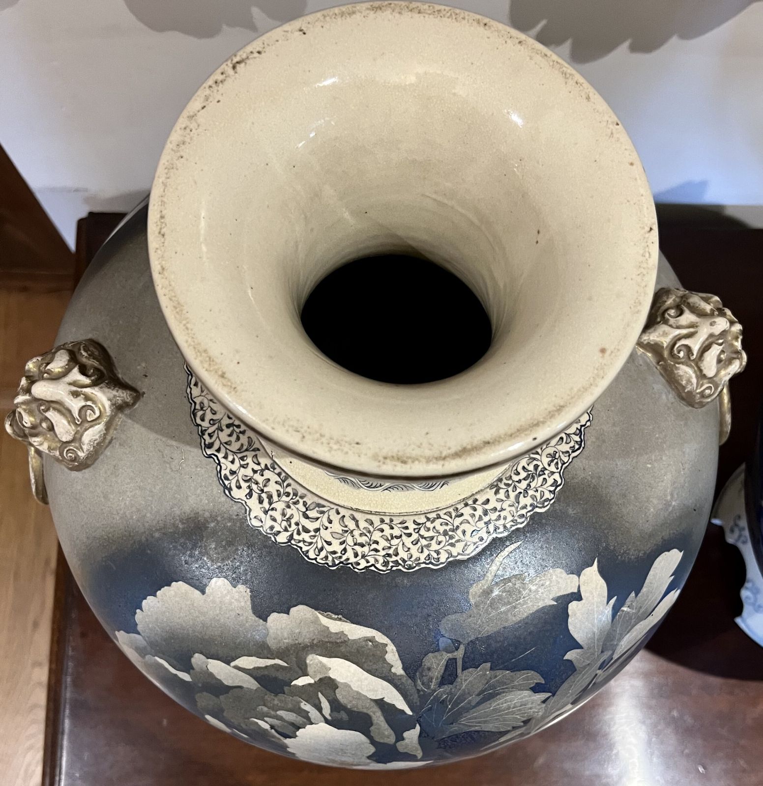 468.0 Large Pair Of Japanese Satsuma Vases photo