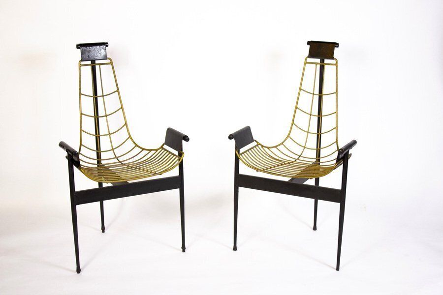 Set Of Mid Century Katavolos T Armchairs, 1955 photo furniture