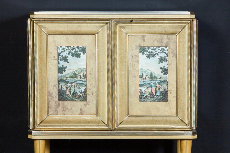 Bar Cabinet By Umberto Mascagni, 1950s photo for sale