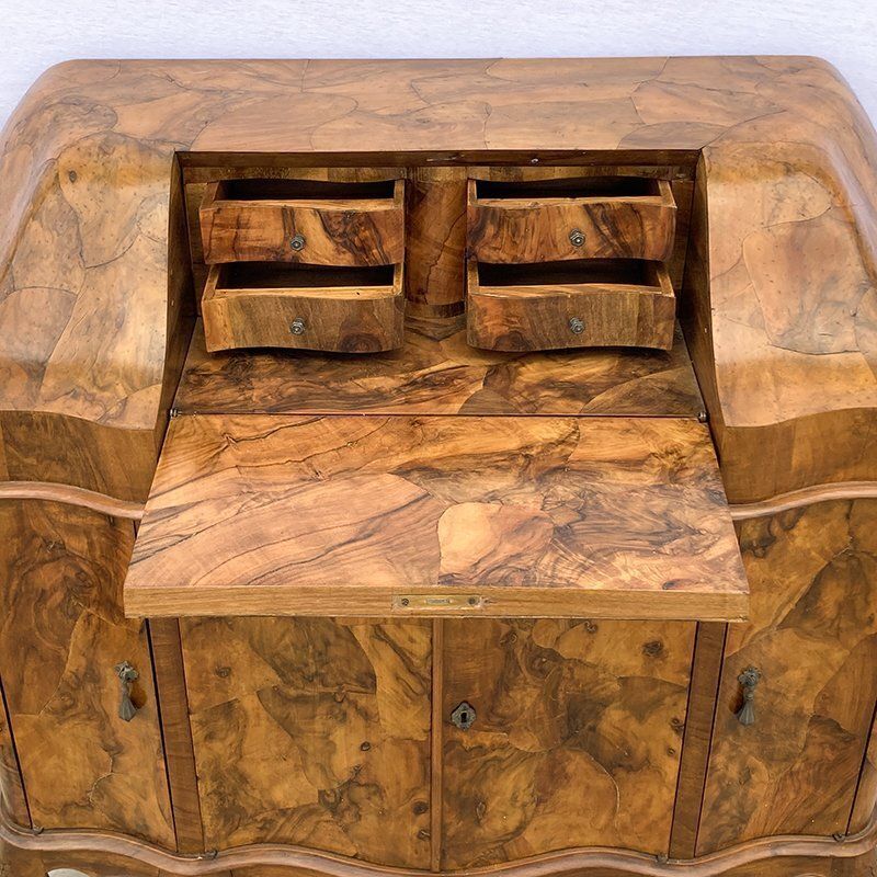 Late 19th To Early 20th Century Walnut Briar Secretaire photo 3918.0