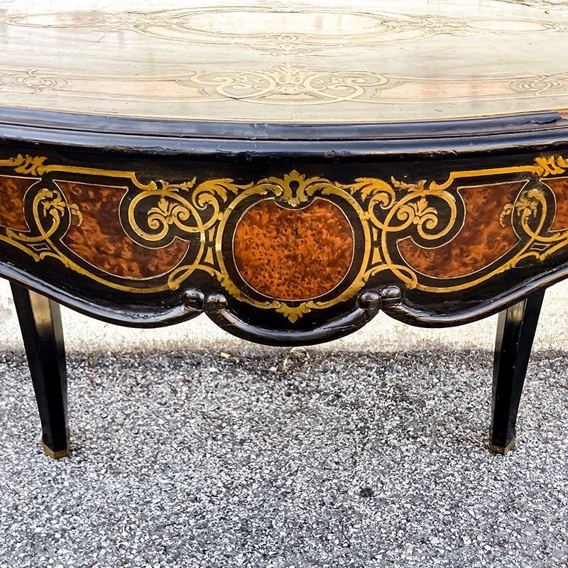 Antique Napoleon III Boulle Desk, 1800s photo 2252.0