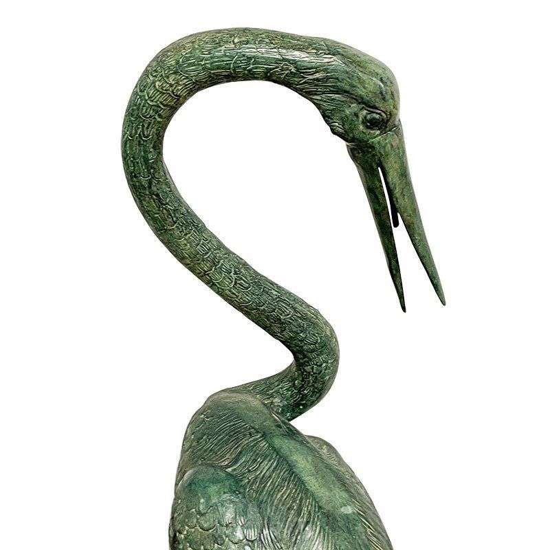 photo furniture Bronze Heron Sculptures, Italy, 20th Century, Set Of 2
