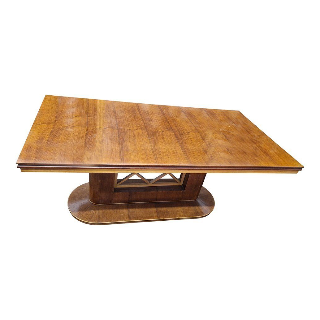 Walnut And Maple Dining Table, 1930s photo 2919.0