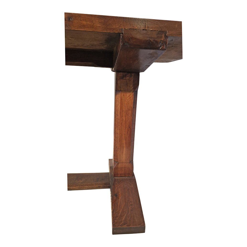 Large Fratino Table In Walnut Wood.   Italy, 70s, 1980s photo 2807.0