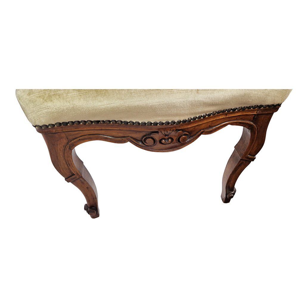 Louis Philippe Style Wooden Chair, 1960s photo vintage