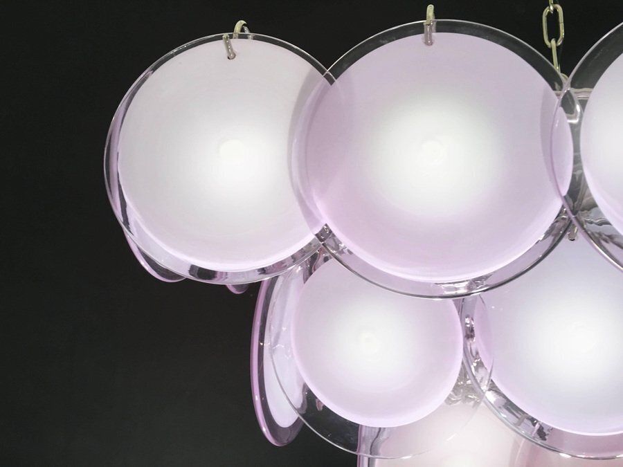 Murano Glass Disc Chandelier In The Style Of Vistosi, 1970s photo 5153.0