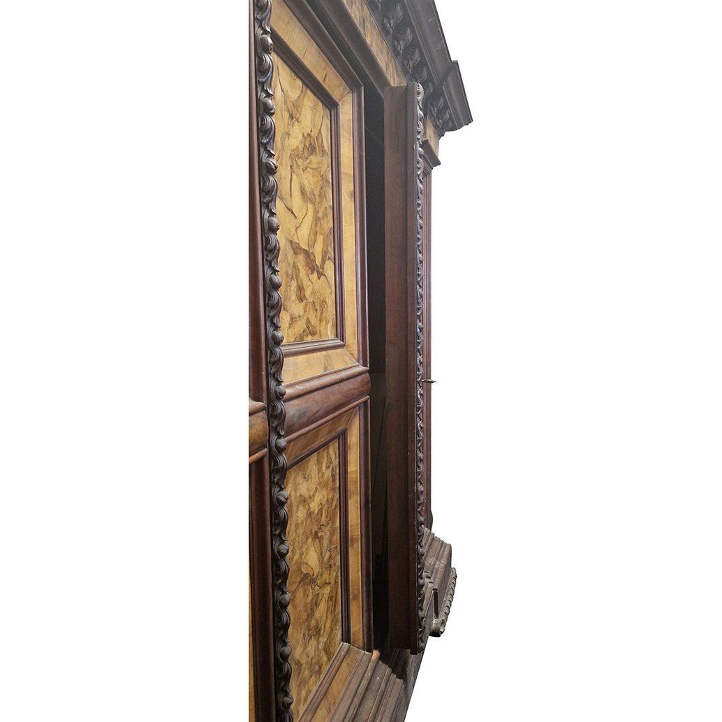 Wardrobe With Four Paneled Doors, Italy, 19th Century photo buy