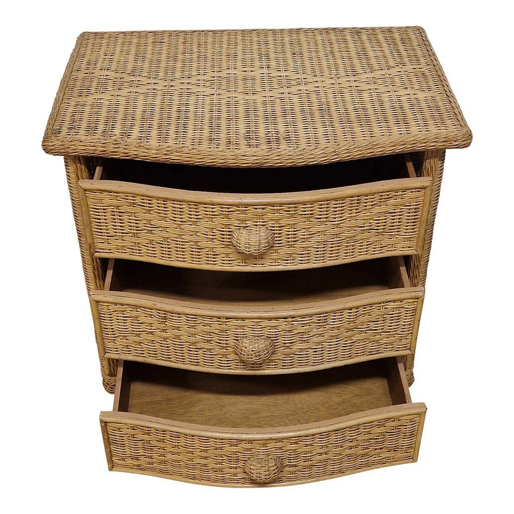 Rattan And Bamboo Dressers, 1950s, Set Of 2 photo vinterior