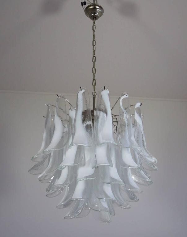 Murano Chandeliers In The Manner Of Mazzega, 1970s, Set Of 2 photo Lighting