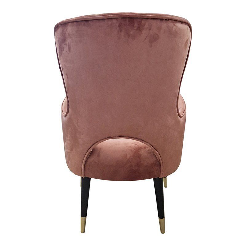 Pink Velvet Armchair, 1980s photo buy