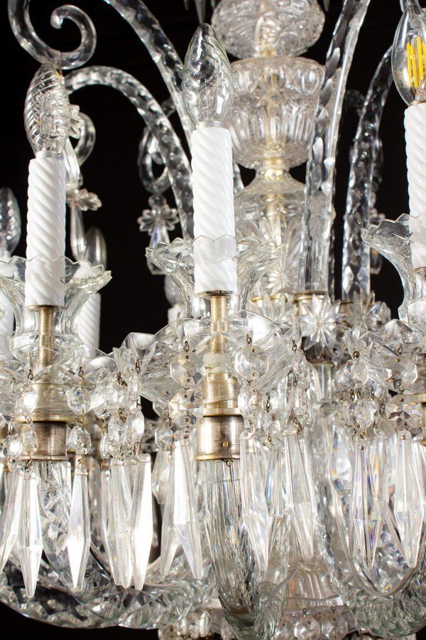 19th Century French Crystal Chandelier, 1880s photo 10955.0