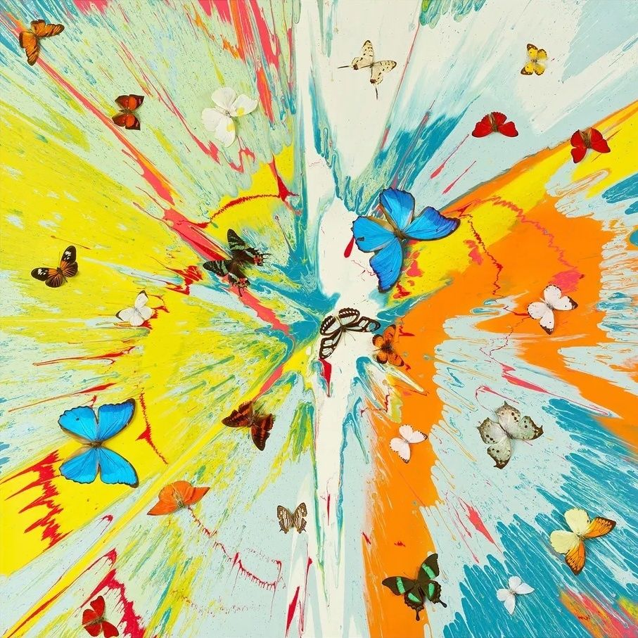 Damien Hirst Transient Ephemera From The Dreams H19 4